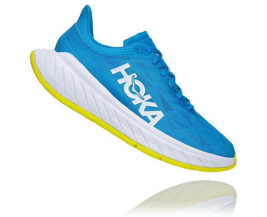 Tenis Hoka One One Hombre Azules/Blancos - Carbon X 2 - CZGM98047